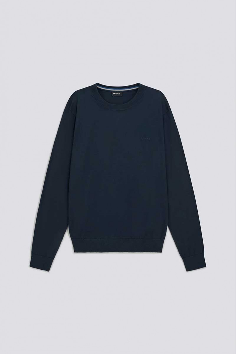 GAS MAGLIA GIROCOLLO JEANSERIA