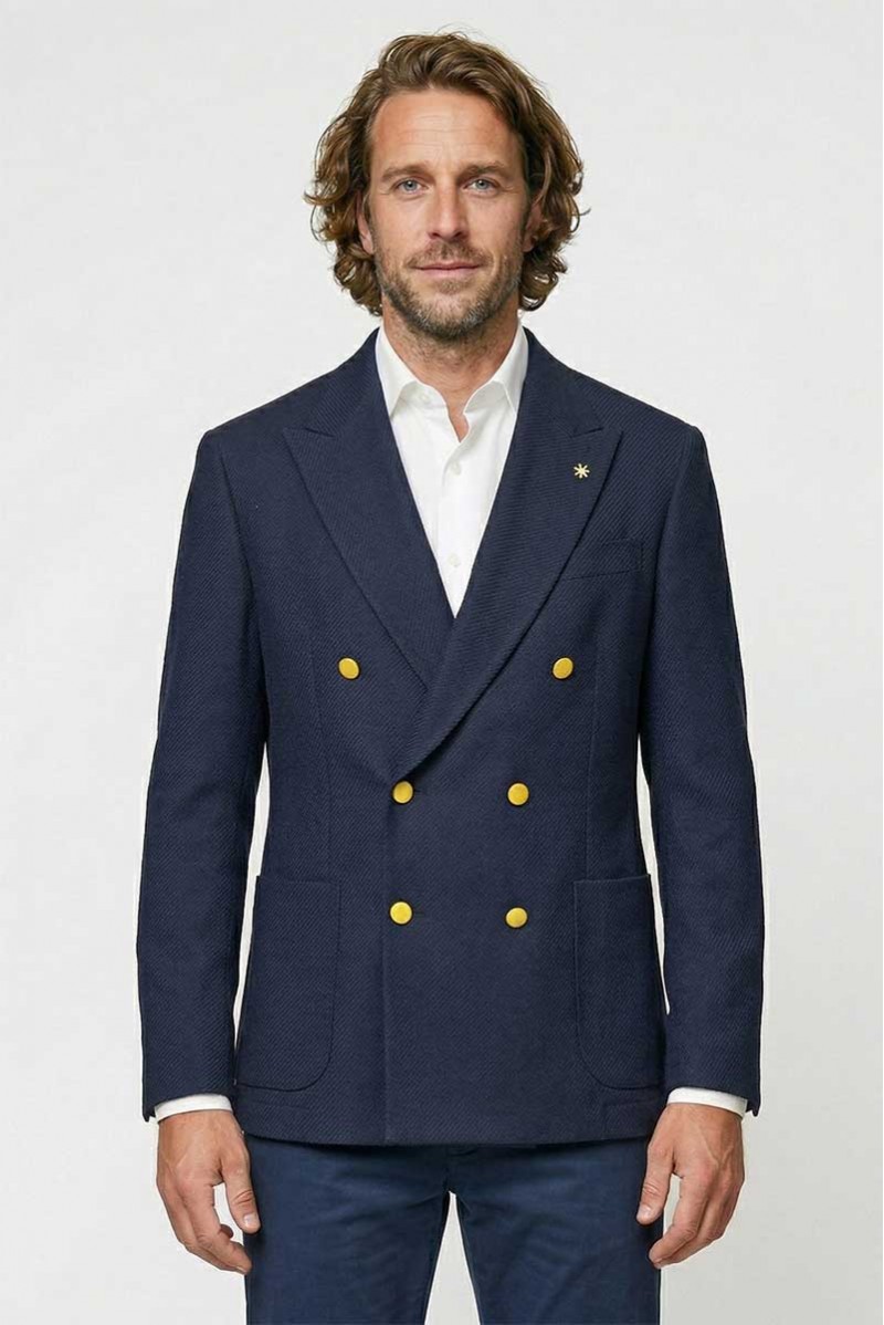 MANUEL RITZ GIACCA DOPPIO PETTO CASUAL