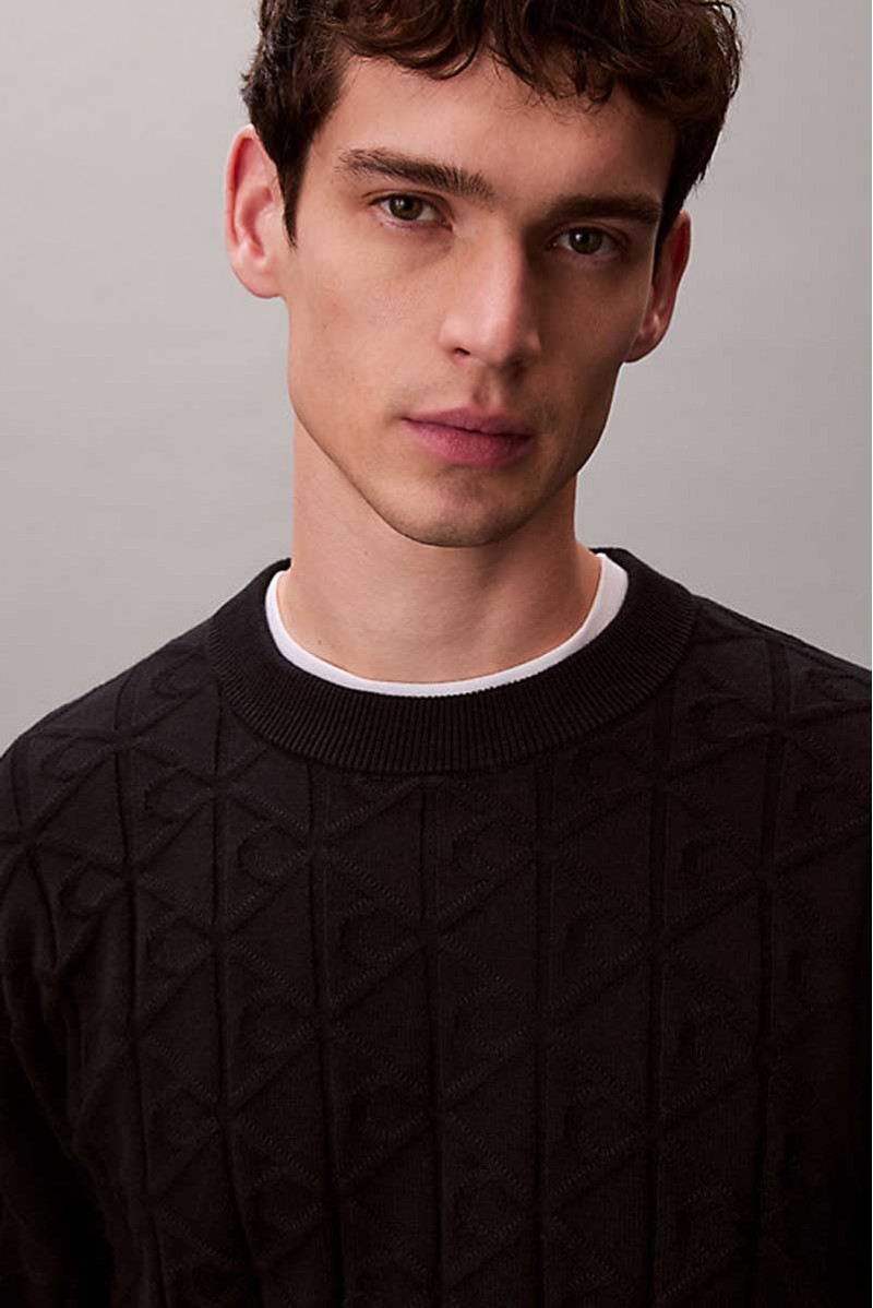 CALVIN KLEIN JEANS MAGLIA GIROCOLLO JEANSERIA
