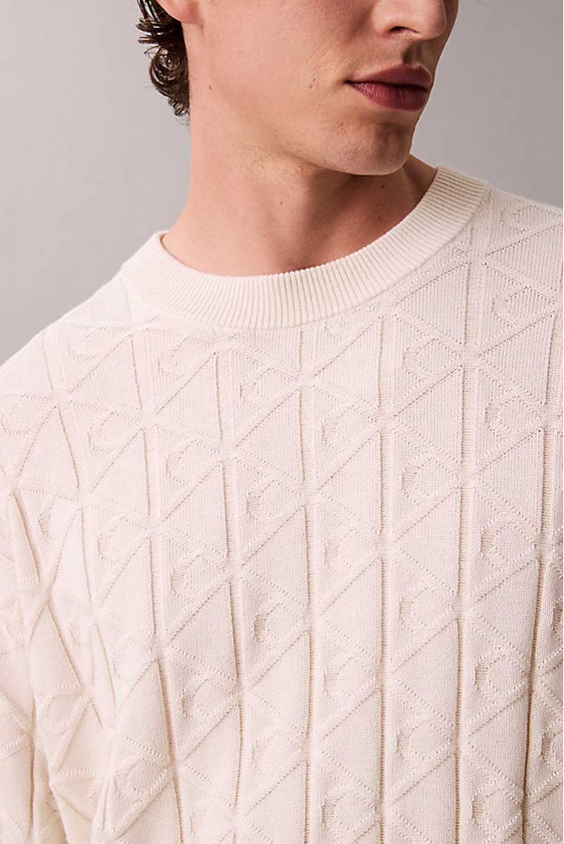 CALVIN KLEIN JEANS MAGLIA GIROCOLLO JEANSERIA