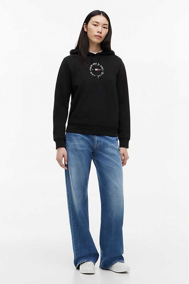 TOMMY HILFIGER FELPA CAPPUCCIO JEANSERIA