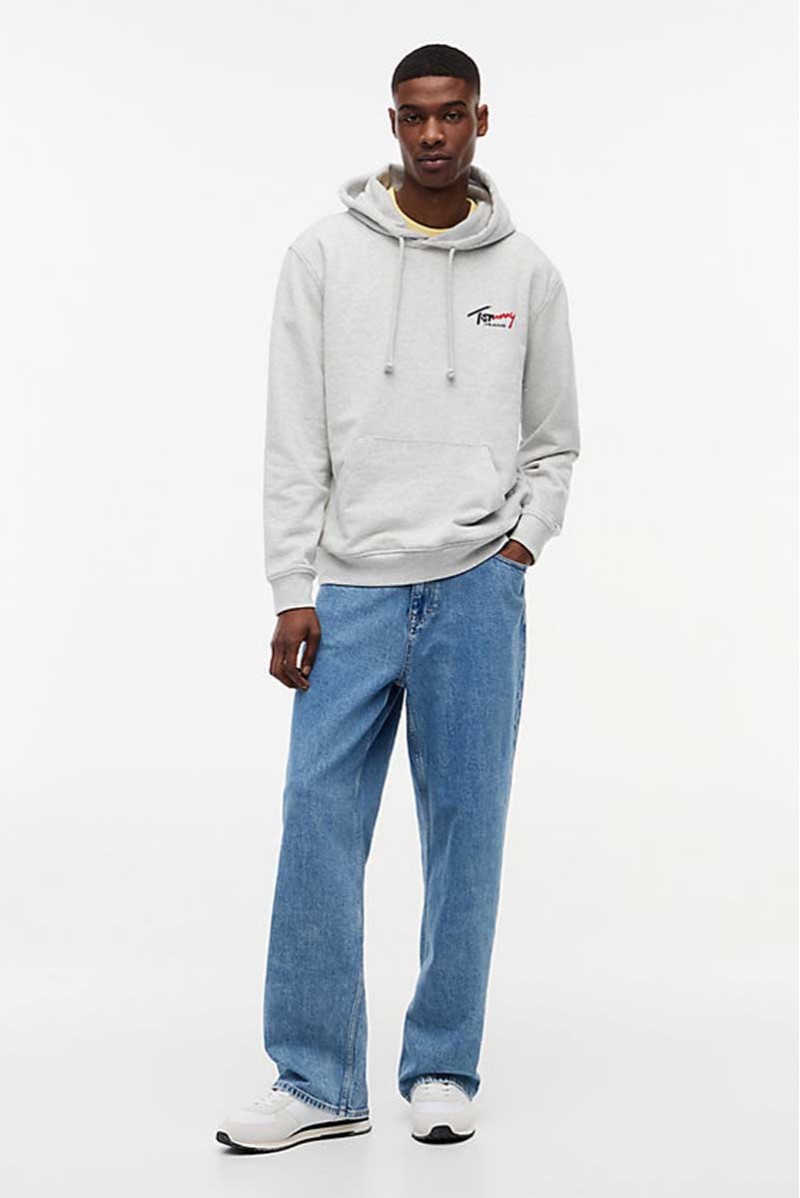 TOMMY HILFIGER FELPA CAPPUCCIO JEANSERIA