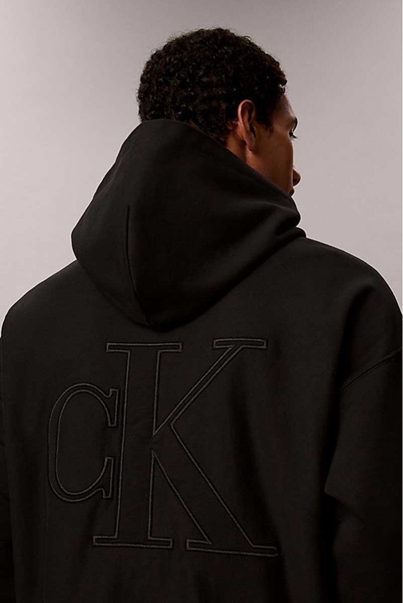 CALVIN KLEIN JEANS FELPA CAPPUCCIO JEANSERIA