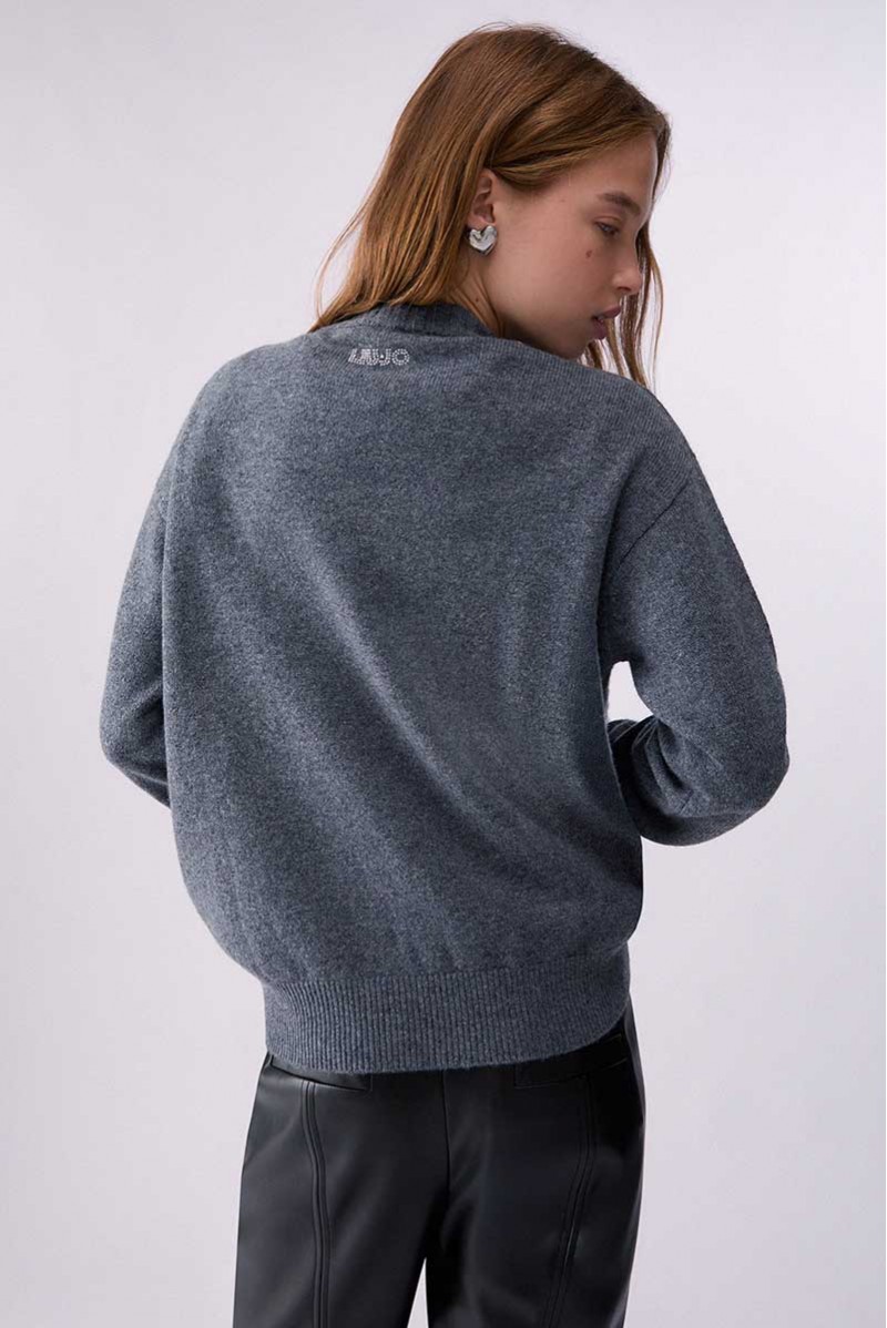LIU JO MAGLIA GIROCOLLO JEANSERIA