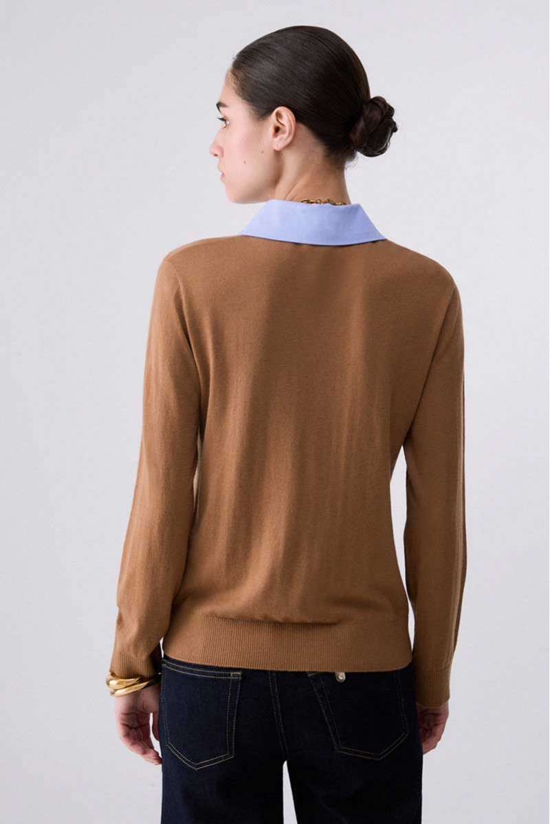 LIU JO MAGLIA GIROCOLLO JEANSERIA