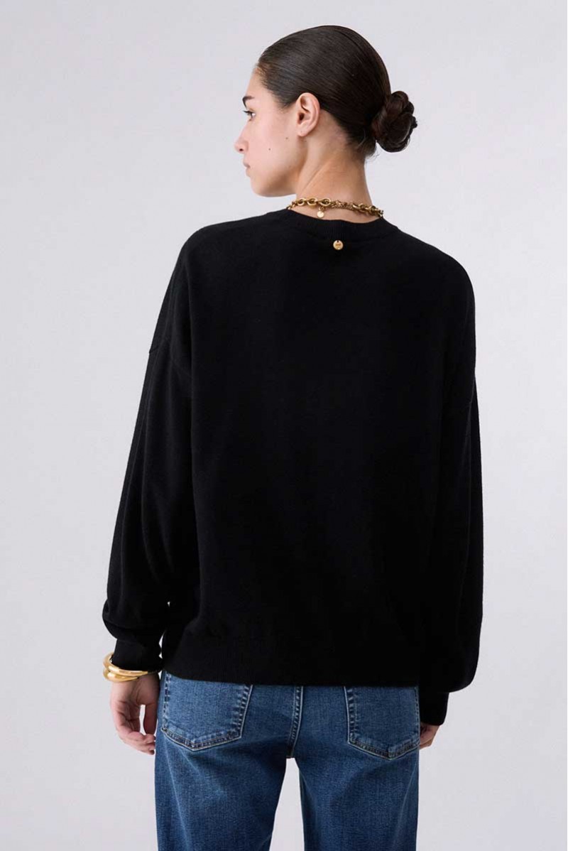 LIU JO MAGLIA GIROCOLLO JEANSERIA