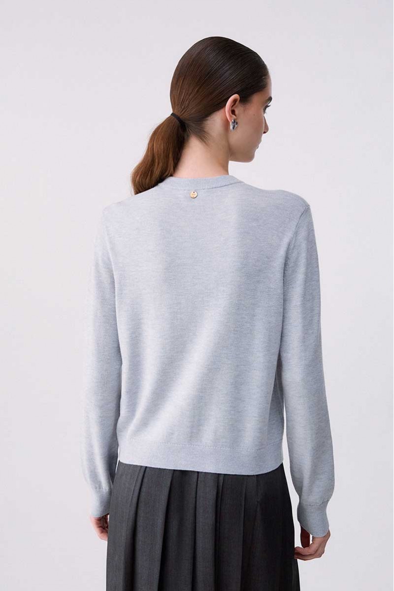 LIU JO CARDIGAN BOTTONI JEANSERIA
