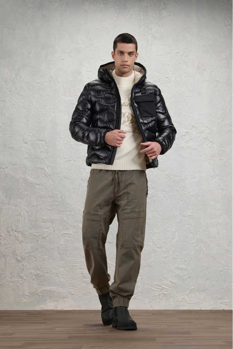 BLAUER GIUBBOTTO PIUMINO CORTO CASUAL