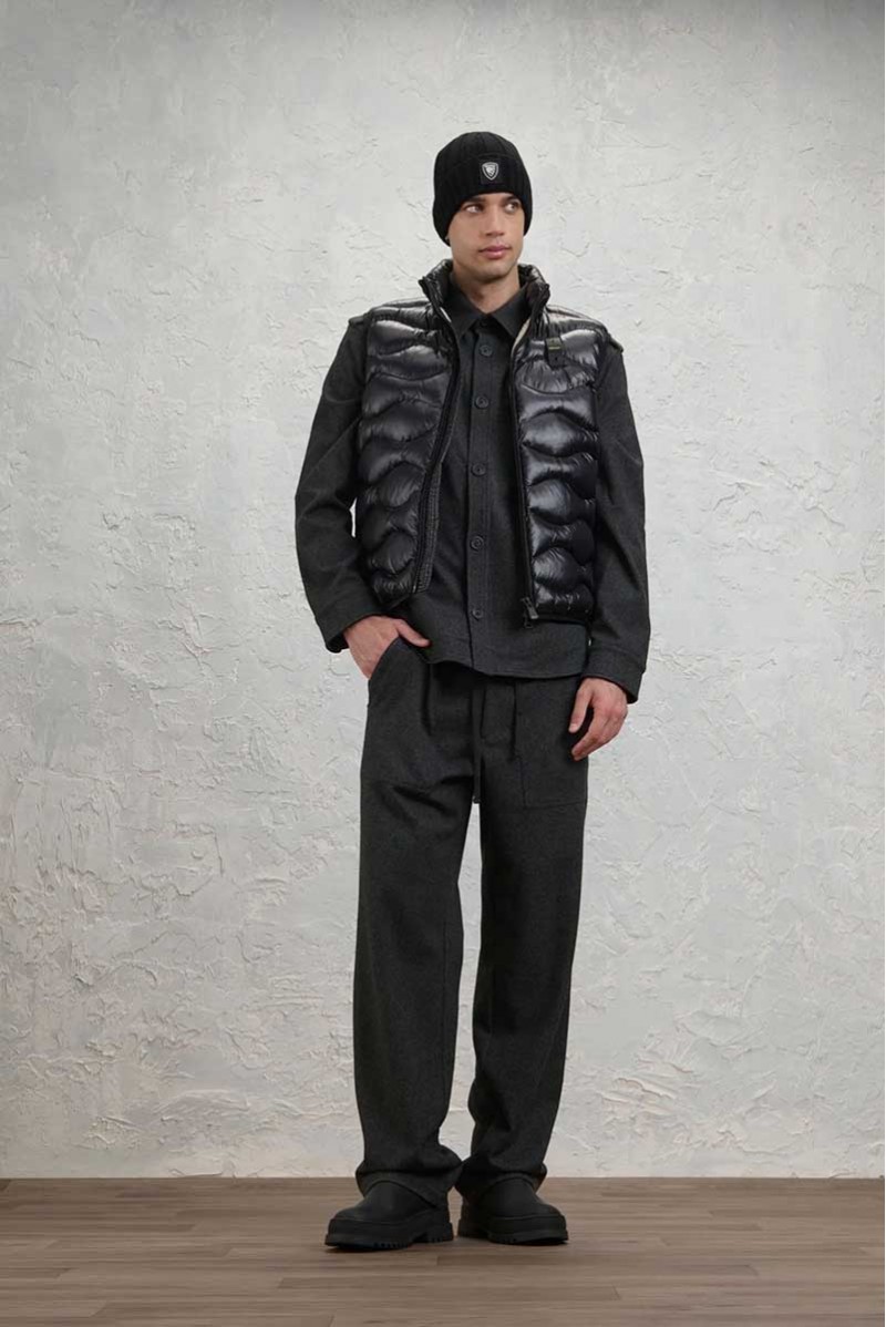 BLAUER GIUBBOTTO SMANICATO CASUAL