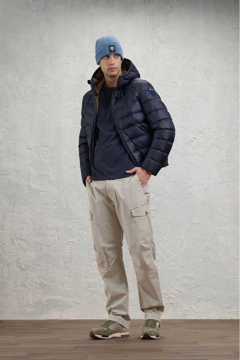 BLAUER GIUBBOTTO PIUMINO CORTO CASUAL