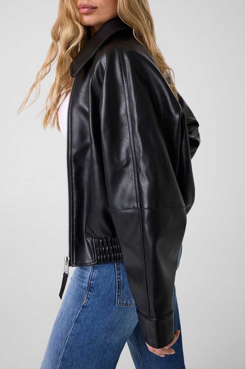 GUESS GIUBBOTTO SIMILPELLE JEANSERIA