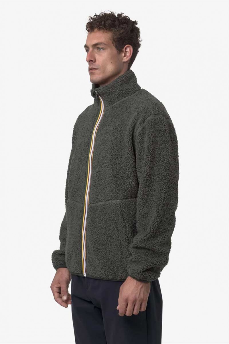 K.WAY FELPA TUTTA ZIP CASUAL