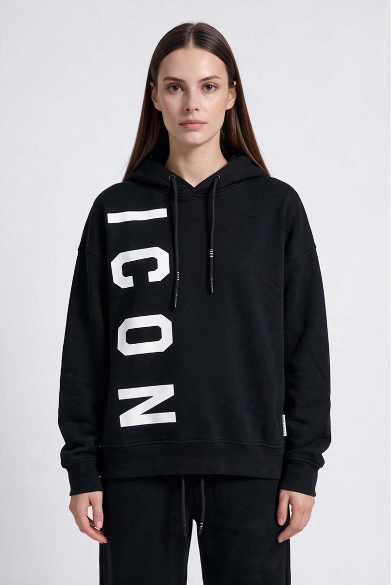 ICON FELPA CAPPUCCIO CASUAL