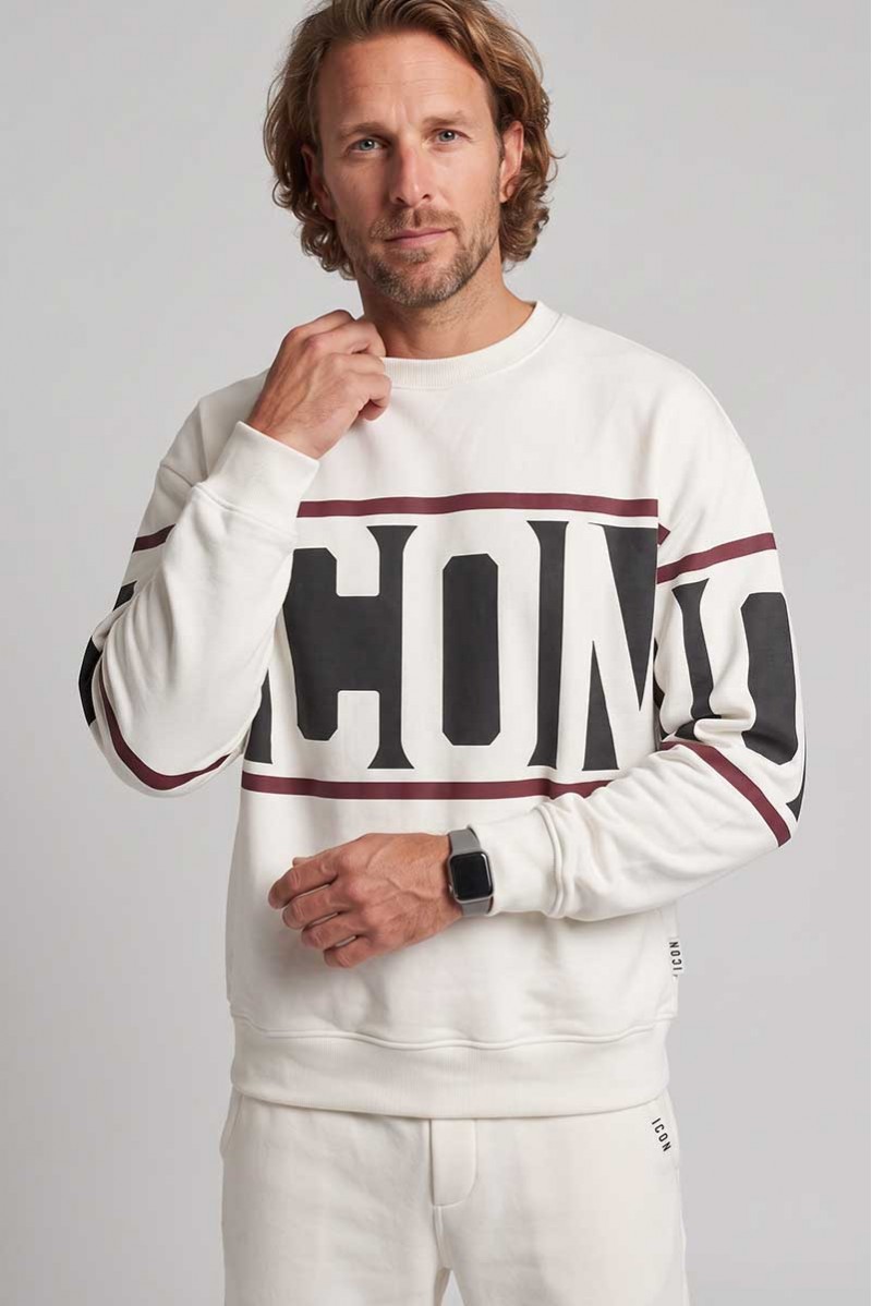 ICON FELPA GIROCOLLO CASUAL