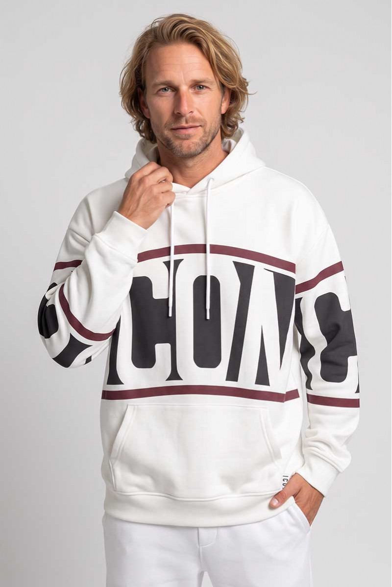 ICON FELPA CAPPUCCIO CASUAL