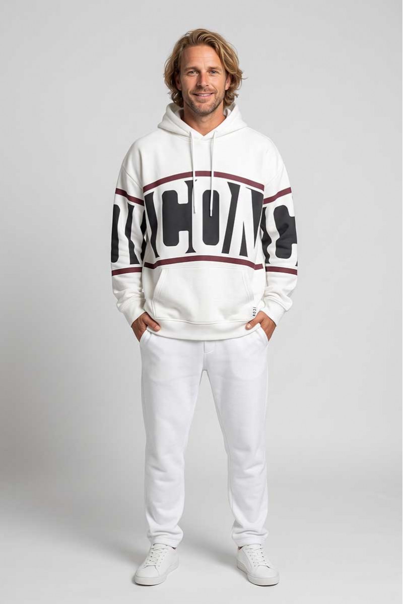 ICON FELPA CAPPUCCIO CASUAL