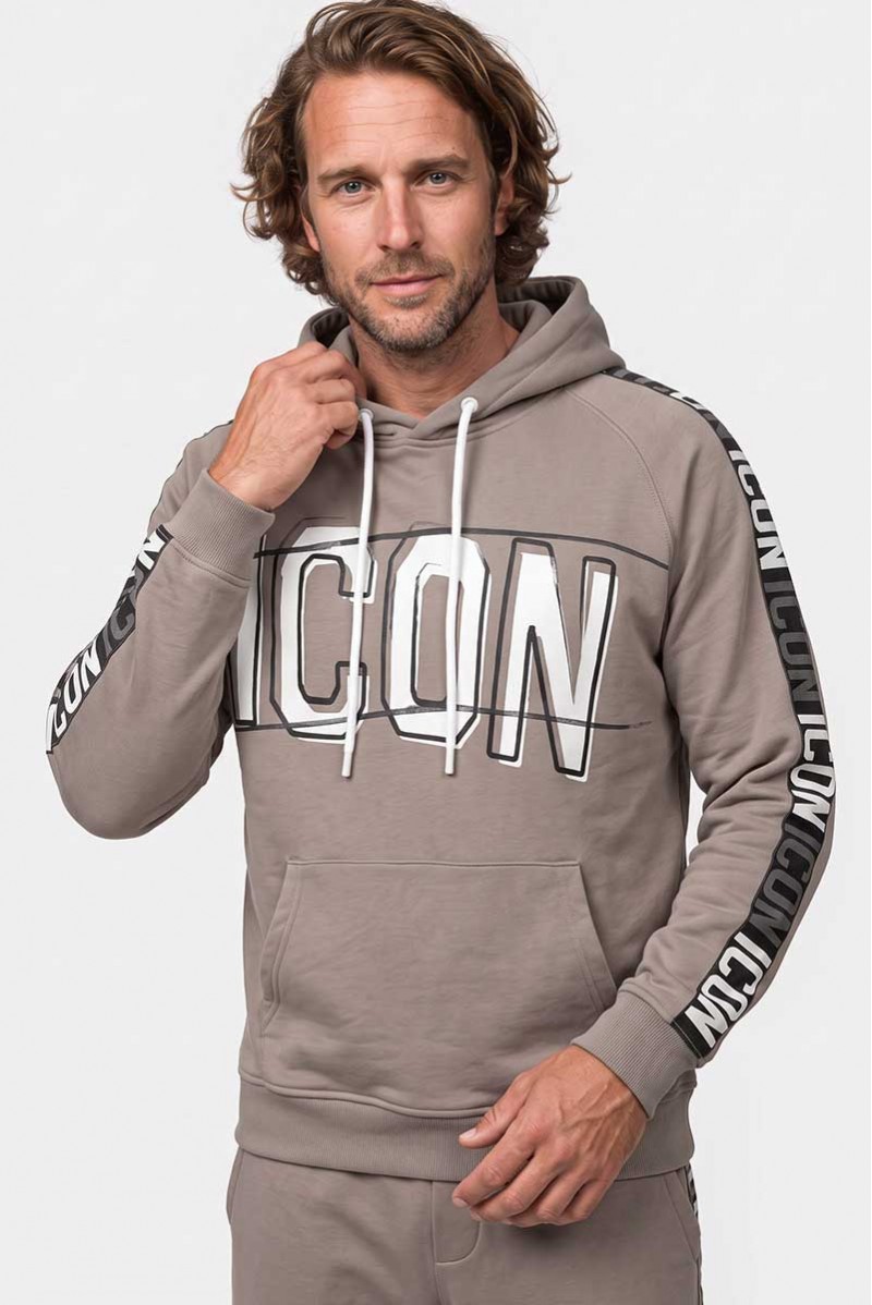 ICON FELPA CAPPUCCIO CASUAL