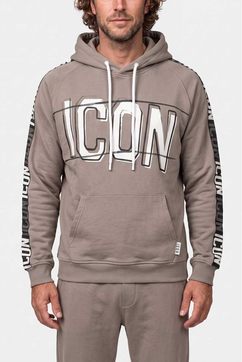 ICON FELPA CAPPUCCIO CASUAL