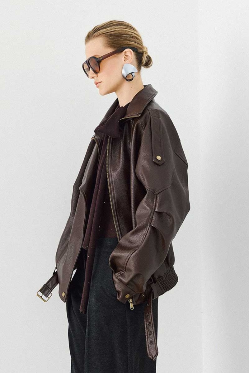 SPELL GIUBBOTTO SIMILPELLE CASUAL