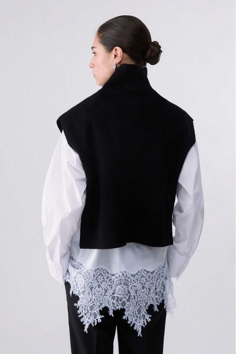 LIU JO MAGLIA COLLO ALTO JEANSERIA