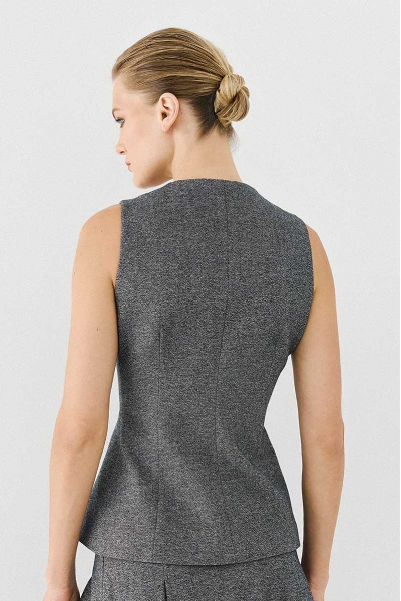 ACCESS FASHION GILET BOTTONI CASUAL
