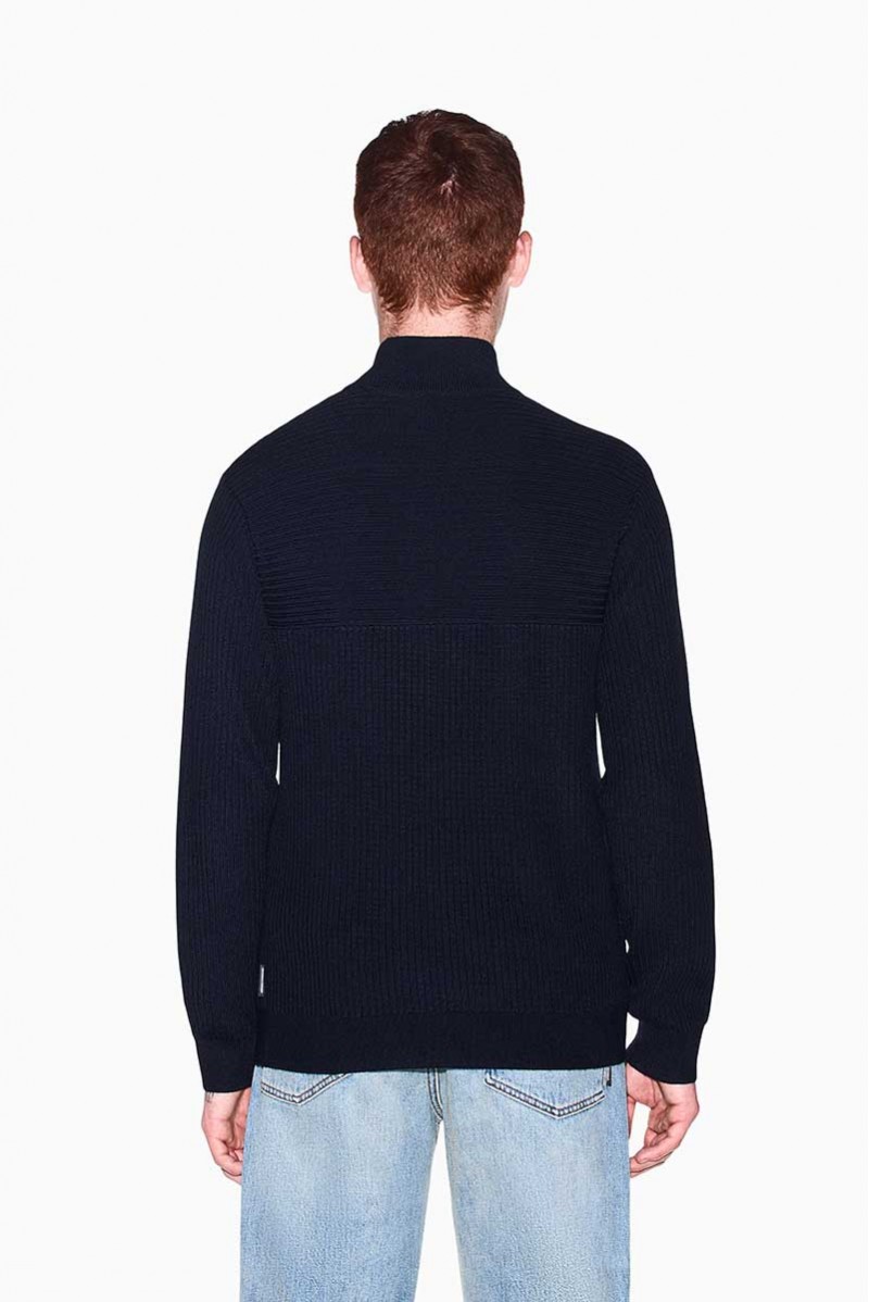 ARMANI EXCHANGE MAGLIA MEZZA ZIP CASUAL