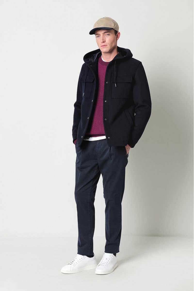 MANUEL RITZ GIACCONE CON CAPPUCCIO CASUAL