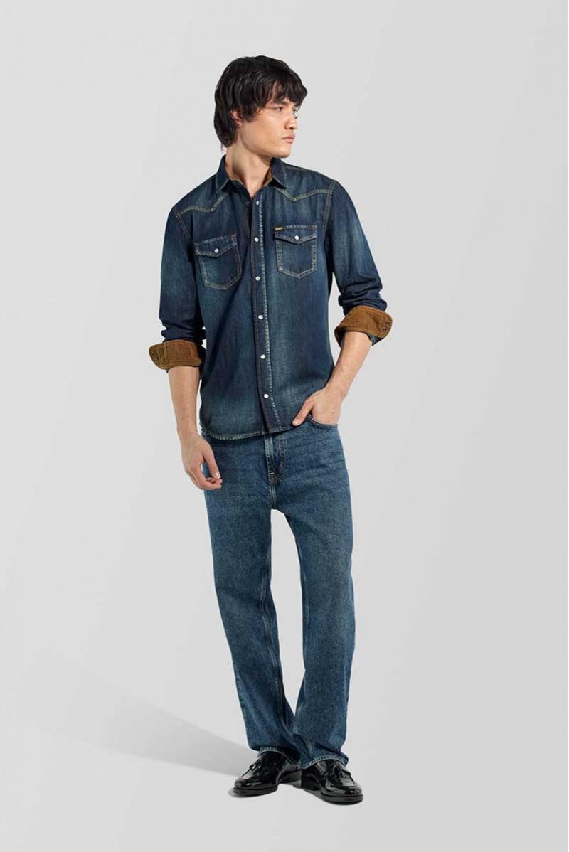GAS CAMICIA JEANS ML JEANSERIA