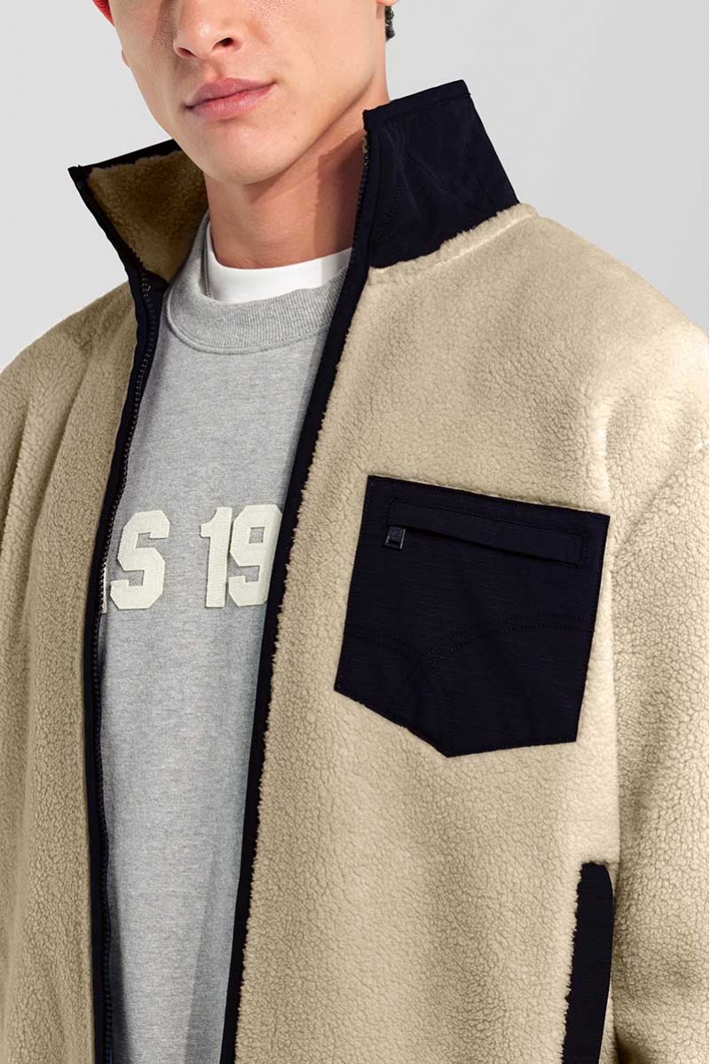 GAS GIACCA TUTTA ZIP JEANSERIA