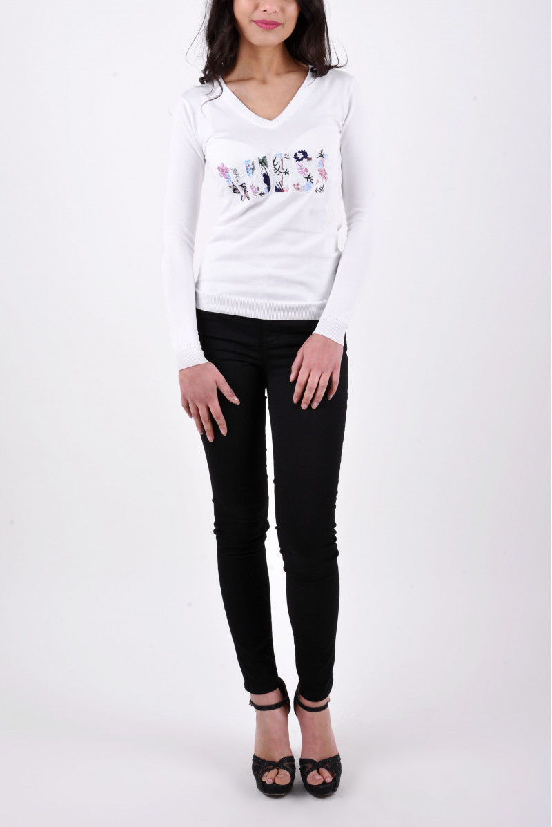 GUESS MAGLIA SCOLLO V JEANSERIA