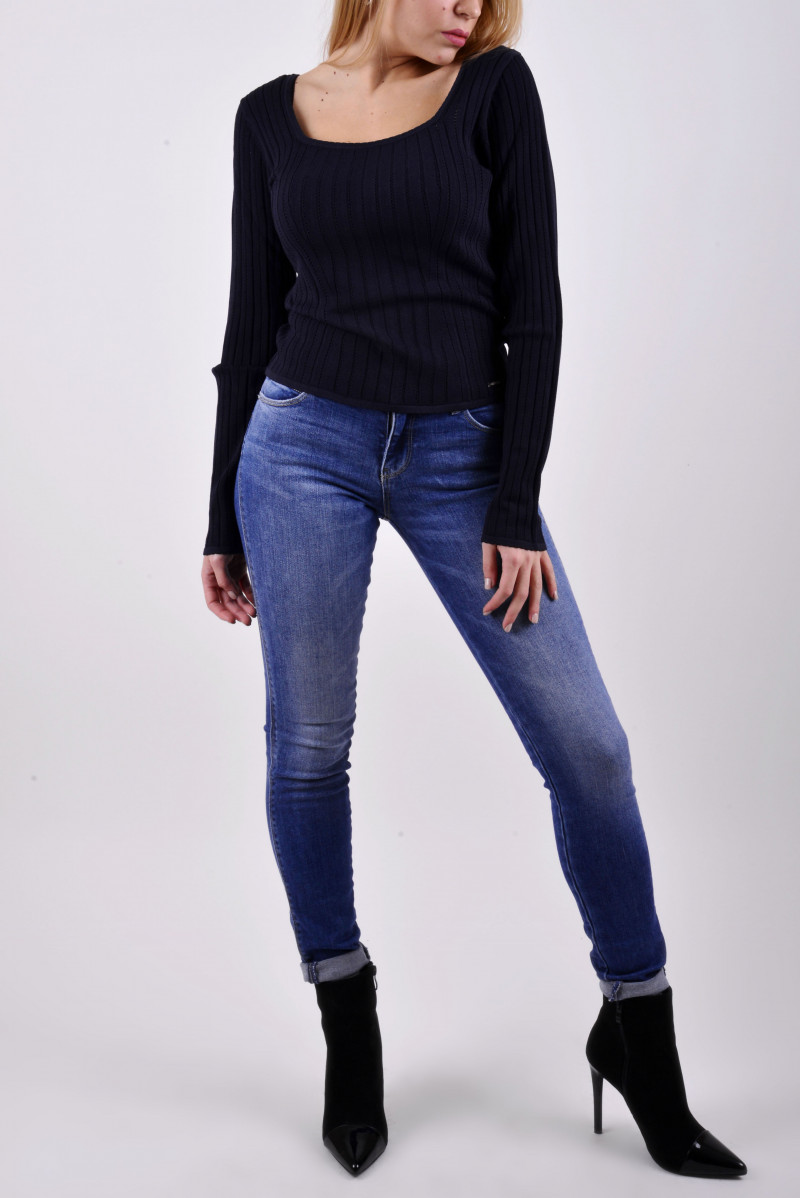 GUESS MAGLIA GIROCOLLO JEANSERIA