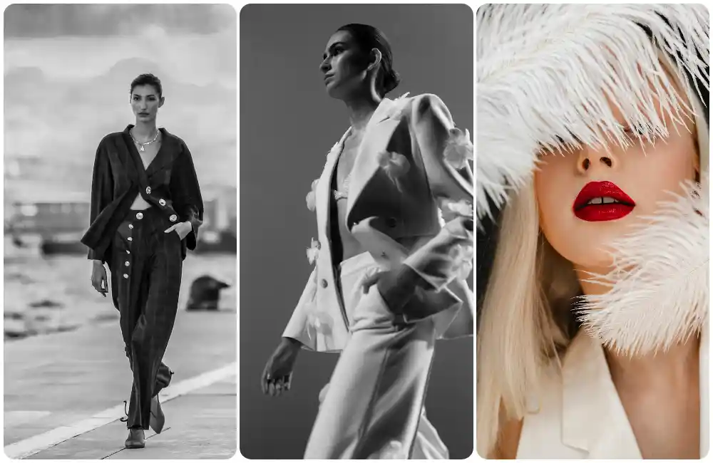Look moda donna eleganti e contemporanei tra tailoring, completi sartoriali e dettagli glamour.