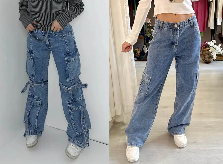 Jeans Cargo Donna